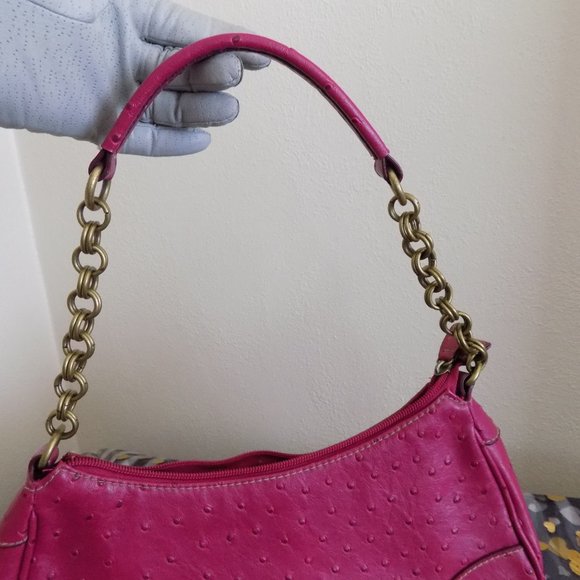 Fushsia Vinyl Purse - Picture 3 of 8